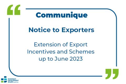 notice to exporters
