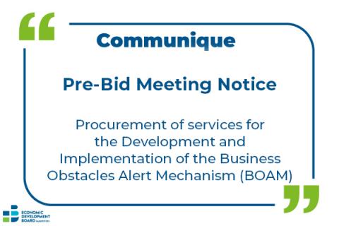 pre bid meeting